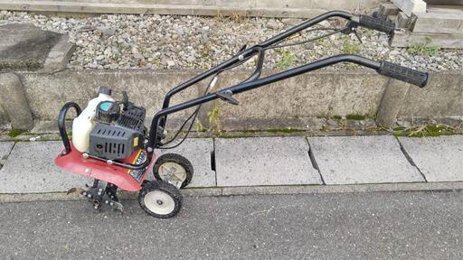 ナカトミ DREAM POWER ERC-43DQ ミニ耕うん機 耕幅300mm 耕深130mm ジャンク 家庭菜園 耕うん機 家庭用 農具 ガーデニング 造園 園芸 DIY エアーフィルターカバーボルト欠品 現状品