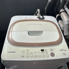 洗濯機 2017年製 DAEWOO 7.0kg  DW-S70CP