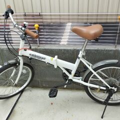 まもなく処分！お早めに！折りたたみ自転車