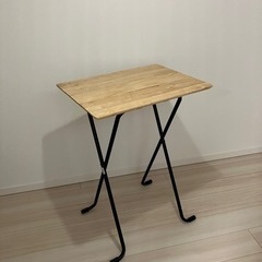 【美品】折り畳みハイテーブル（Made in Japan）
