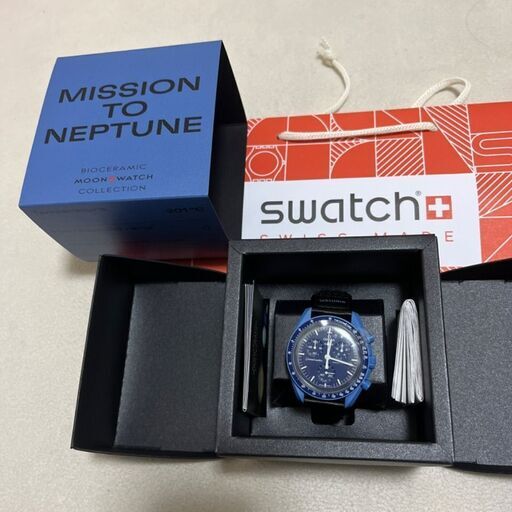 ☆新品 未使用☆ Swatch × OMEGA MoonSwatch Mission to Neptune スウォッチ × オメガ ムーンスウォッチ ミッション トゥ ネプチューン