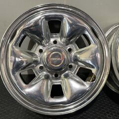 TOYOTA トヨタ 純正ホイール メッキ鉄ホイール 15インチ 4本 