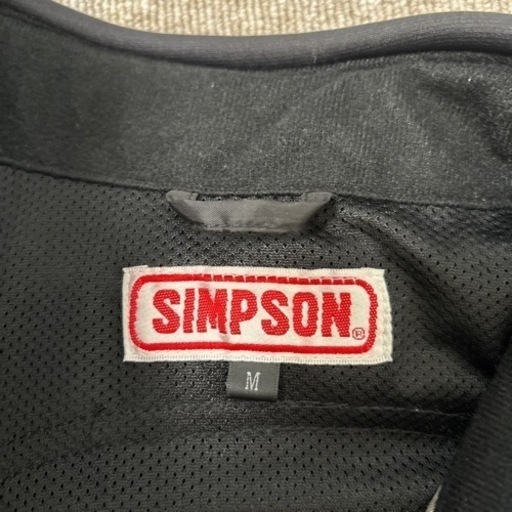Simpson ナイロンジャケット　プロテクター、インナーブルゾン付き　Mサイズ
