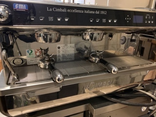 LA CIMBALI ラ・チンバリー エスプレッソコーヒーマシン　M34SE-DT/2(TS) 業務用