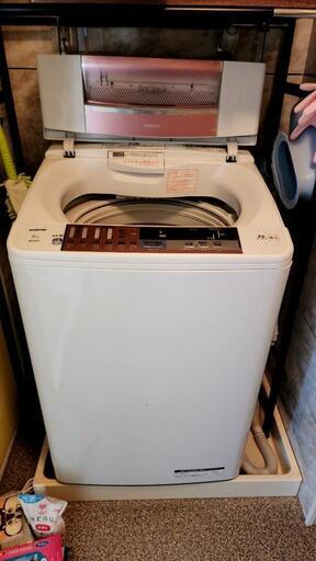 2014年製　HITACHI 乾燥機付洗濯機8kg　BW-8SV
