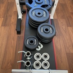 ※今週のみ値下げ※ペンチプレス　プレートシャフトセット