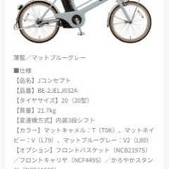 Panasonic電動アシスト自転車・限定カラー