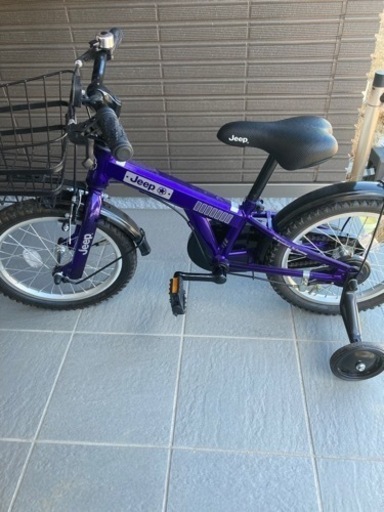jeep 子供用自転車16インチ　補助輪付き