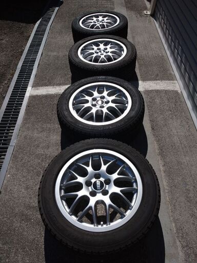 宍粟市まで取りに来られる方 BBS スタッドレスタイヤ付きホイル4本セット