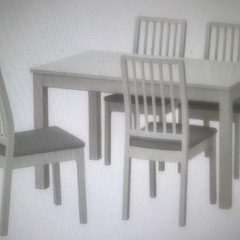 IKEA購入　テーブル、椅子