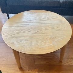 受け取り先決まりました🙇🏻‍♀️/木製折り畳みテーブル