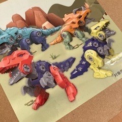 恐竜 組み立て おもちゃ