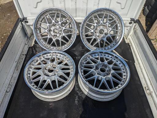 ④work ユーロライン　17インチ　4穴5穴マルチ ④work ユーロライン 17インチ 4穴5穴マルチ - メルカリ