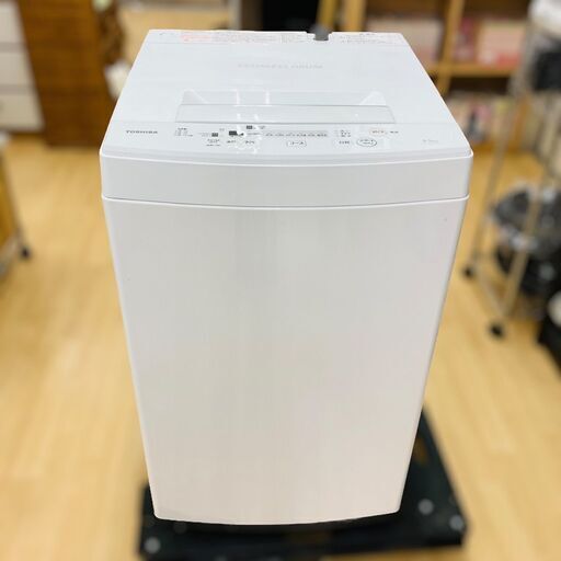 【REGASTOCK川崎店】TOSHIBA 東芝 4.5kg 全自動洗濯機 AW-45M7(W) 2019年製