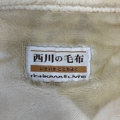 【10月末まで】西川の毛布　140×200cm