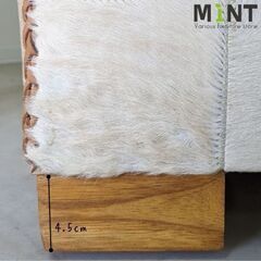 決まりました！！ラスト1台　ハラコパッチワークスクエアベンチ