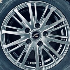 FANGアルミ・スタッドレス 4本セット 2019年製　DUNLOP  WINTER MAXX  WM01　185/60/R15　6.0j+43 pcd114.3