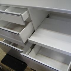 ユーアイ　キッチンボード　ゼファー120　レンジボード　キッチン家電収納　レンジ台　食器棚