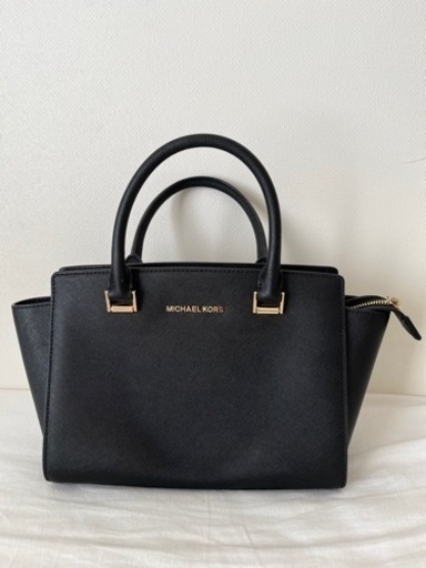 美品 マイケルコース 黒 ハンドバッグ