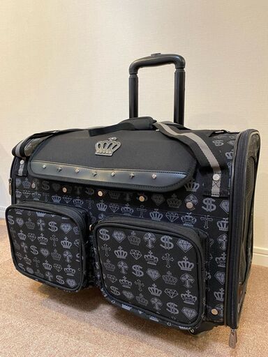 犬、猫用、車輪付きキャリーバッグ