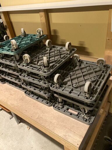 570　台車　平台　50cm×37cm　19台セット 570 台車 平台 50cm×37cm 19台セット
