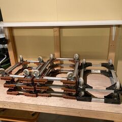 571　コンテナ台車　台車　自在　8台セット