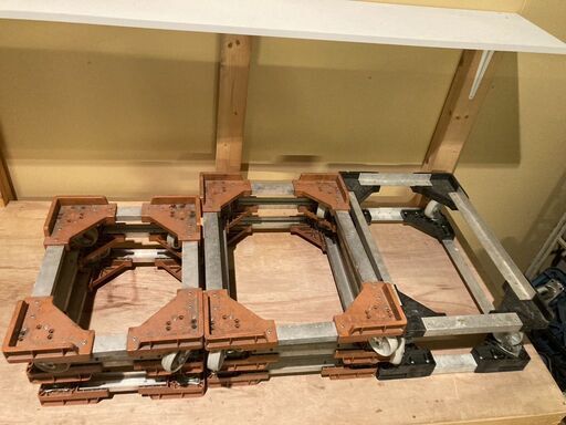 571 コンテナ台車 台車 自在 8台セット - その他 