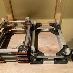 571　コンテナ台車　台車　自在　8台セット