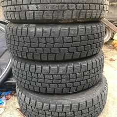 ダンロップ155/65R13 73Q スタットレスタイヤ VENDETTAホイール付き4本