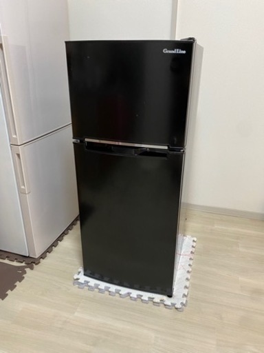 【決まりました】冷蔵庫2019年製　2ドア　ブラック　118リットル（冷凍室：33L、冷蔵室：85L）
