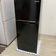 【決まりました】冷蔵庫2019年製　2ドア　ブラック　118リッ...