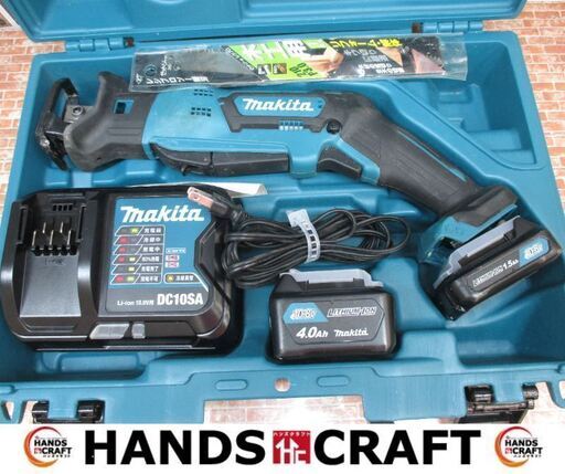 マキタ　makita　JR104D　充電式レシプロソー　バッテリ10.8V二個/充電器/刃付　中古品　【ハンズクラフト宜野湾店】