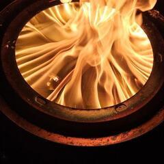 2次燃焼焚き火台 大型 耐熱ブロック付