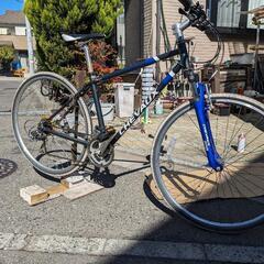 クロスバイク　シェボー SR SUNTOUR M3010　700c✕28　 blue 3✕7 狭山市引取限定