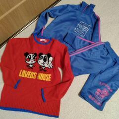 140cmくらいのジャージとセーター☆LOVERSHOUSE