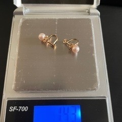 最終値下げ⭐︎k18 パールイヤリング　1.4g パール径5mm
