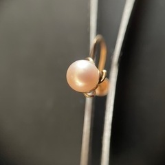 最終値下げ⭐︎k18 パールイヤリング　1.4g パール径5mm