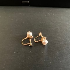 最終値下げ⭐︎k18 パールイヤリング　1.4g パール径5mm