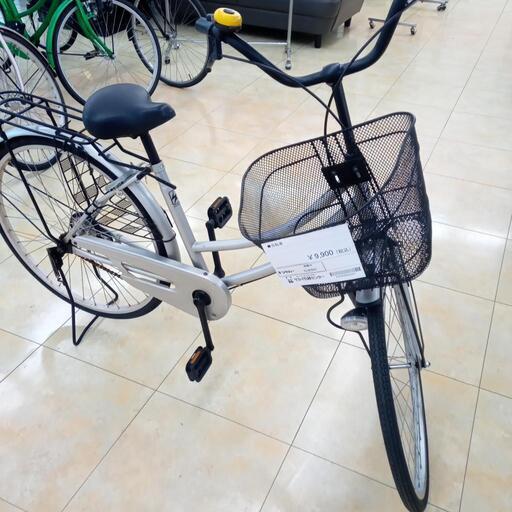 ★ジモティ割あり★  自転車 ２６インチ シルバー クリーニング済み OJ2337