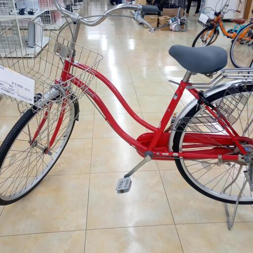★ジモティ割あり★  自転車 ２６インチ 赤 クリーニング済み OJ2378 ☆ジモティ割あり☆ 自転車 26インチ 赤 クリーニング済み OJ2378