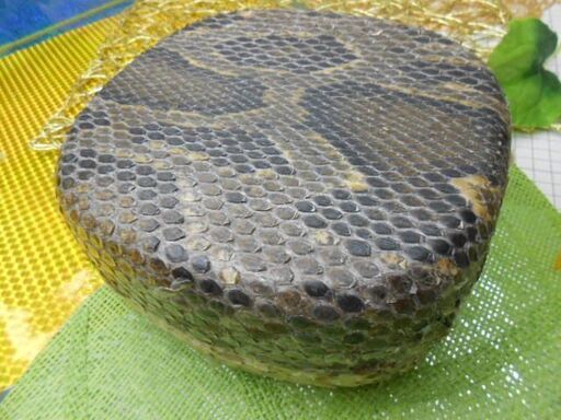 A6現品販売(送料無料)11.000円 蛇皮強化(二重張)型チーガ(三線