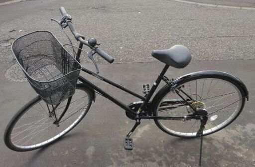 27インチ  中古 自転車 10800円 6段切替 鍵＆チェーン新品！ ライト付 新規防犯登録料コミ 884