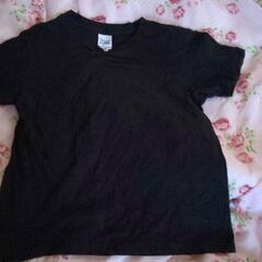 150cm 黒 半袖シャツ Tシャツ