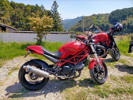 取り置き中、すみません。ドゥカティ-モンスター400、、値下げしました。整備済み、すぐ乗れます、車検とったばかり。。