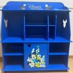 本棚　子供用　カラーボックス　ミッキーマウス