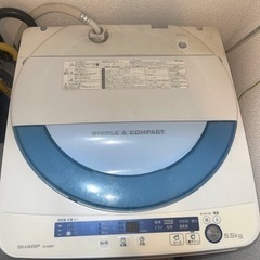 SHARP ES-GE55P 洗濯機