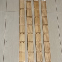 【値下げ】棚を付ける木材　　パイン支柱　棚板　