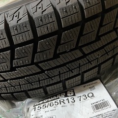 155／65r／13 冬タイヤスタッドレス　アルミ付き