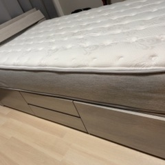【美品】セミダブルベッド マットレス フレーム セット ニトリ　Nスリープ