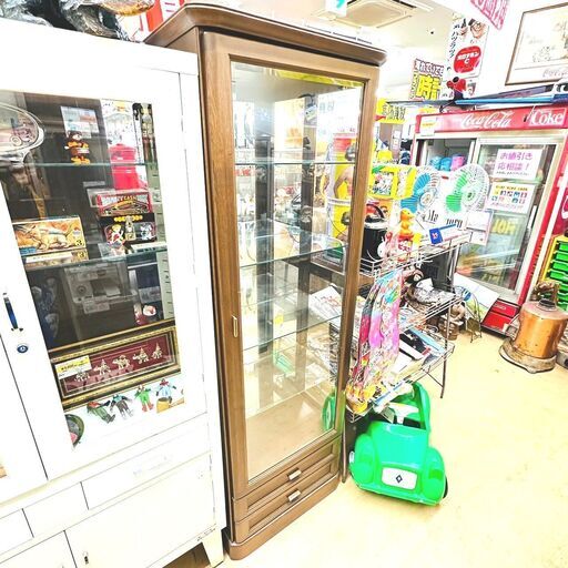 【家具・家電複数購入で割引可】東洋ルーム工芸 キャビネット ポルシェM-13 5段 背面ガラス